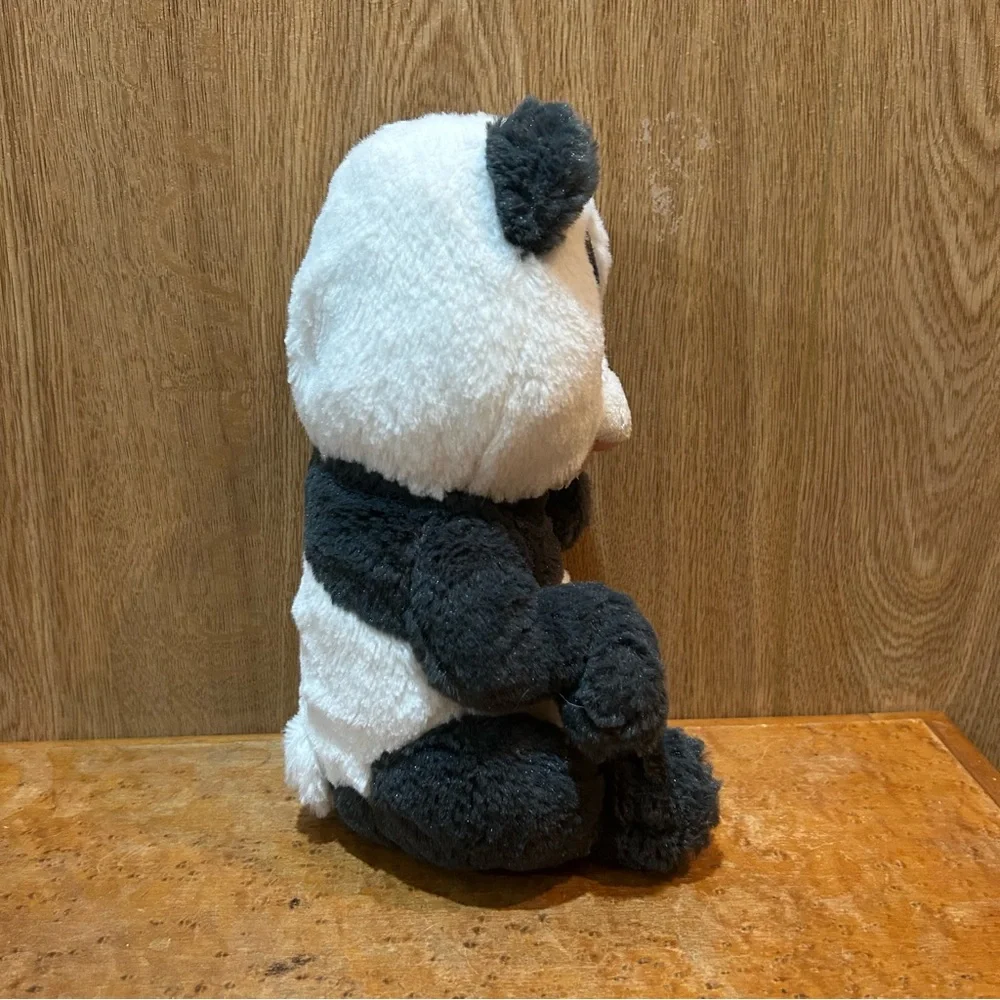 Disney Plush Panda Baby w Green Bamboo Swaddle Blanket Animal Conservation